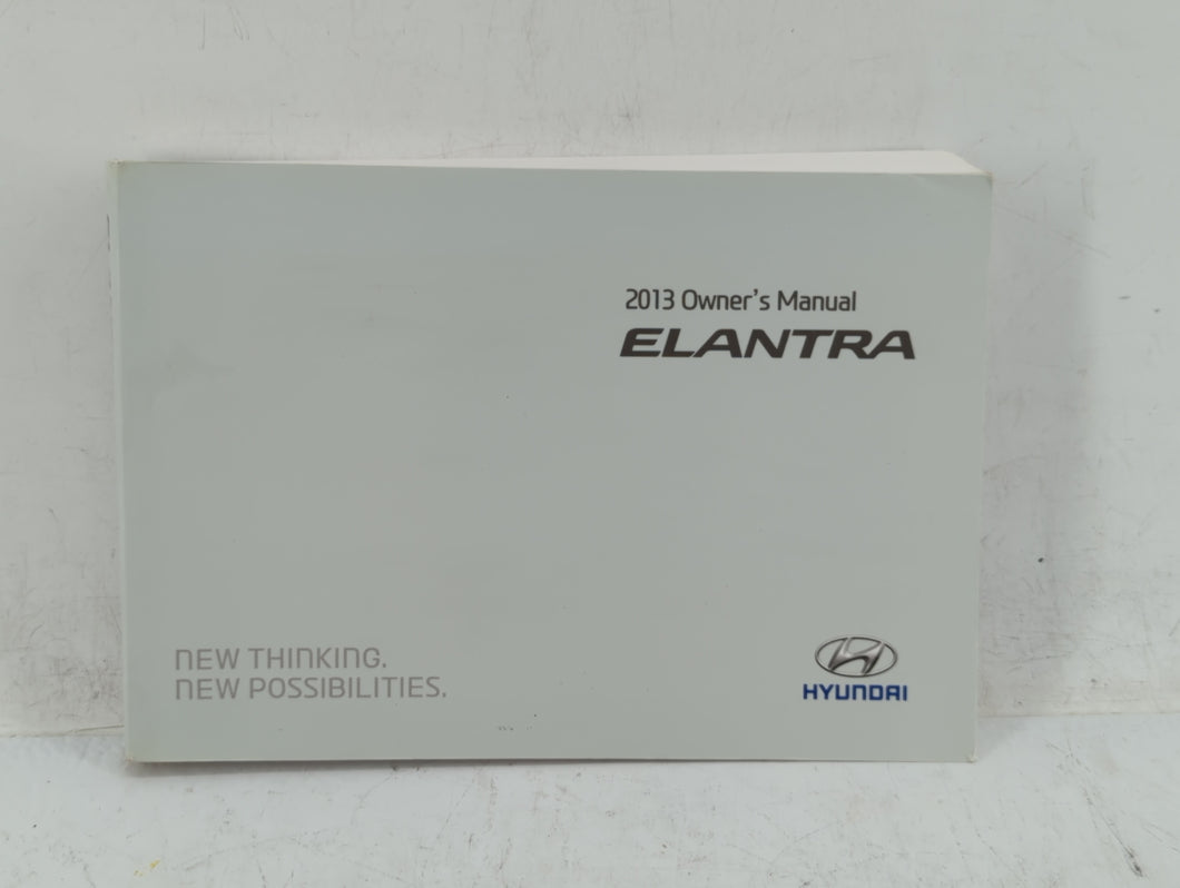 2013 Hyundai Elantra Owners Manual Book Guide OEM Used Auto Parts