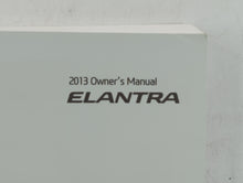 2013 Hyundai Elantra Owners Manual Book Guide OEM Used Auto Parts