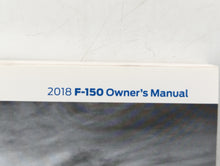 2018 Ford F-150 Owners Manual Book Guide OEM Used Auto Parts - Oemusedautoparts1.com