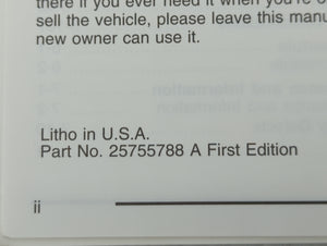 2004 Cadillac Deville Owners Manual Book Guide OEM Used Auto Parts