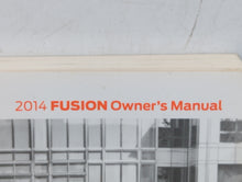 2014 Ford Fusion Owners Manual Book Guide OEM Used Auto Parts