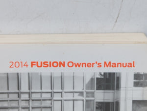 2014 Ford Fusion Owners Manual Book Guide OEM Used Auto Parts