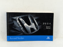 2004 Honda Accord Owners Manual Book Guide OEM Used Auto Parts