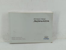 2013 Hyundai Sonata Owners Manual Book Guide OEM Used Auto Parts