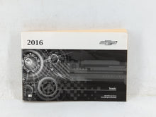 2016 Chevrolet Sonic Owners Manual Book Guide OEM Used Auto Parts - Oemusedautoparts1.com