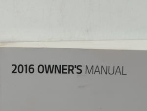 2016 Kia Optima Owners Manual Book Guide OEM Used Auto Parts