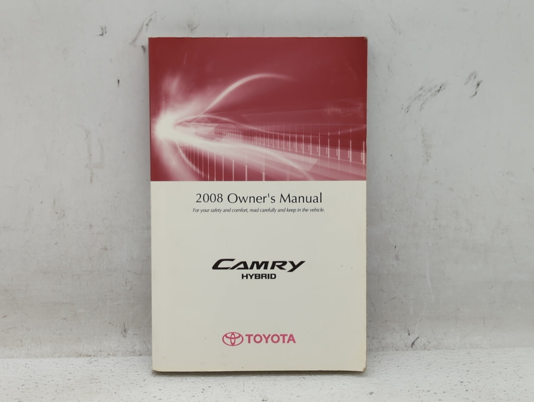 2008 Toyota Camry Owners Manual Book Guide OEM Used Auto Parts