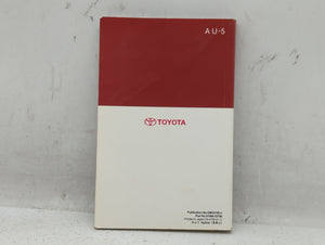 2008 Toyota Camry Owners Manual Book Guide OEM Used Auto Parts