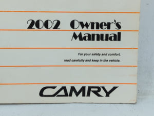 2002 Toyota Camry Owners Manual Book Guide OEM Used Auto Parts