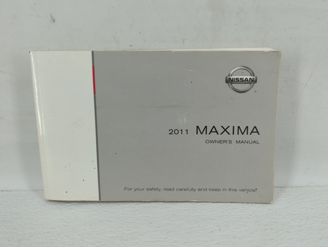 2011 Nissan Maxima Owners Manual Book Guide OEM Used Auto Parts