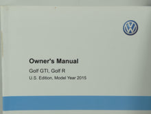 2015 Volkswagen Gti Owners Manual Book Guide OEM Used Auto Parts