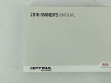 2016 Kia Optima Owners Manual Book Guide OEM Used Auto Parts