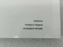 2010 Mitsubishi Mirage G4 Owners Manual Book Guide OEM Used Auto Parts