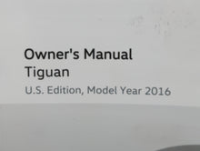 2016 Chevrolet Tigra Owners Manual Book Guide OEM Used Auto Parts