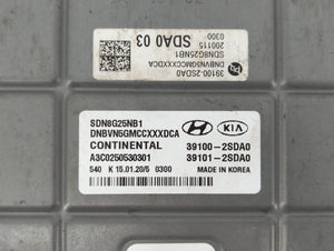 2020 Hyundai Sonata PCM Engine Computer ECU ECM PCU OEM P/N:39101-2SDA0 39100-2SDA0 Fits OEM Used Auto Parts