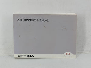 2016 Kia Optima Owners Manual Book Guide OEM Used Auto Parts