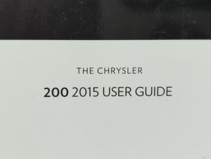 2015 Chrysler 200 Owners Manual Book Guide OEM Used Auto Parts