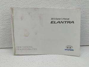 2013 Hyundai Elantra Owners Manual Book Guide OEM Used Auto Parts