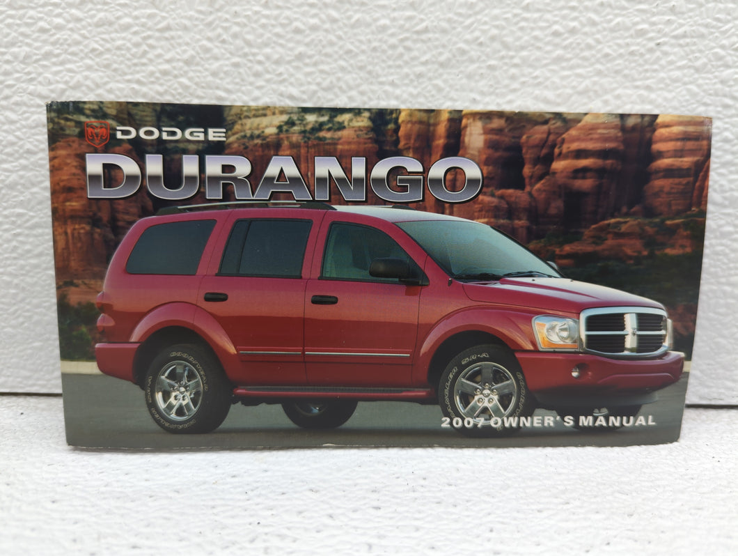 2007 Dodge Durango Owners Manual Book Guide OEM Used Auto Parts