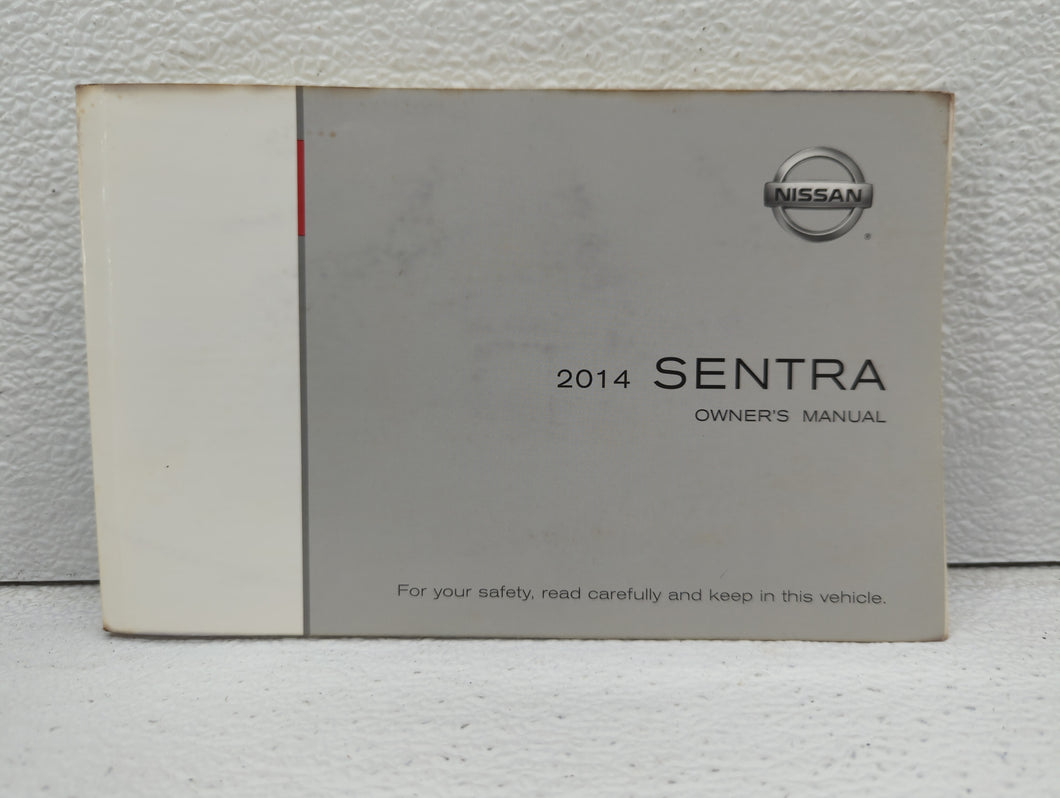 2014 Nissan Sentra Owners Manual Book Guide OEM Used Auto Parts