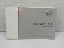 2011 Nissan Maxima Owners Manual Book Guide OEM Used Auto Parts