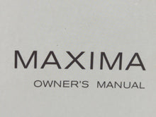 2011 Nissan Maxima Owners Manual Book Guide OEM Used Auto Parts