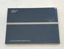 2012 Kia Forte Owners Manual Book Guide OEM Used Auto Parts