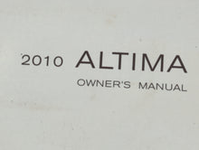 2010 Nissan Altima Owners Manual Book Guide OEM Used Auto Parts