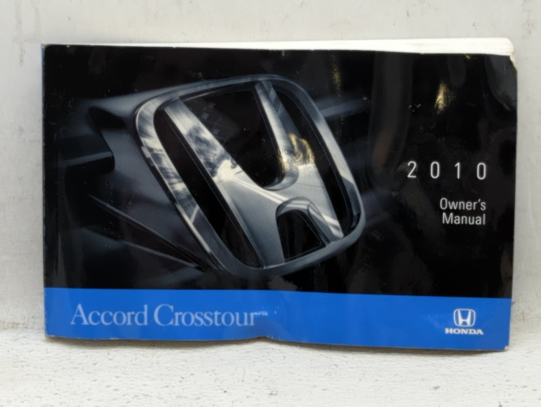 2010 Honda Accord Crosstour Owners Manual Book Guide OEM Used Auto Parts