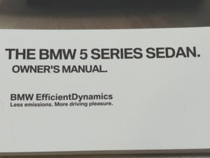 2013 Bmw 535i Owners Manual Book Guide OEM Used Auto Parts