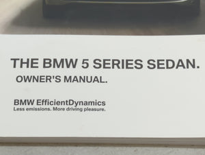 2012 Bmw 528i Owners Manual Book Guide OEM Used Auto Parts