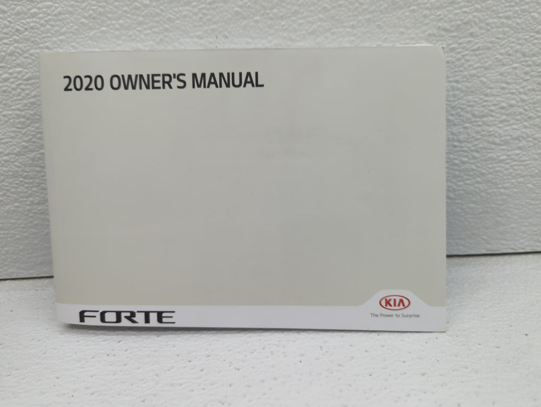 2020 Kia Forte Owners Manual Book Guide OEM Used Auto Parts