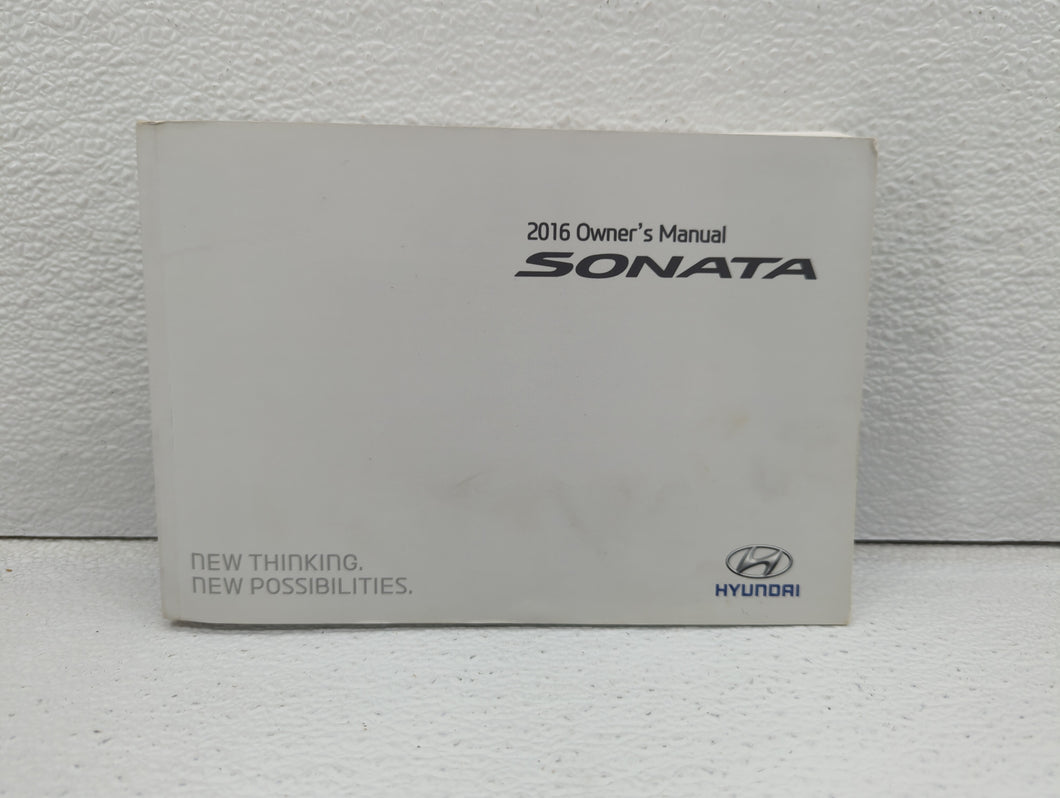 2016 Hyundai Sonata Owners Manual Book Guide OEM Used Auto Parts