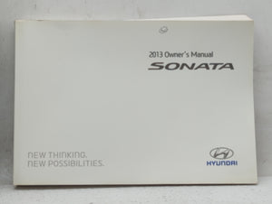 2013 Hyundai Sonata Owners Manual Book Guide OEM Used Auto Parts