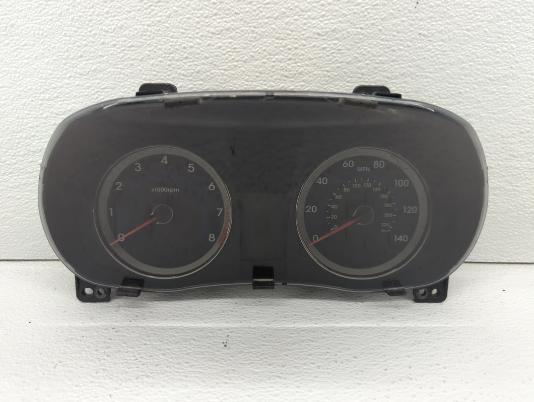 2012-2014 Hyundai Accent Instrument Cluster Speedometer Gauges P/N:94001-1R015 94001-1R000 Fits 2012 2013 2014 OEM Used Auto Parts