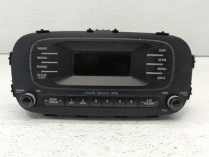 2014-2016 Kia Soul Radio AM FM Cd Player Receiver Replacement P/N:96180-D5100WK 96170-B2090CA Fits 2014 2015 2016 OEM Used Auto Parts