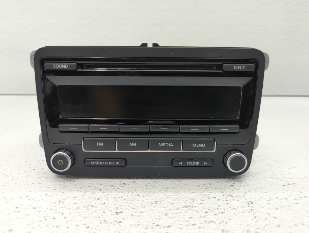 2012-2015 Volkswagen Passat Radio AM FM Cd Player Receiver Replacement P/N:1K0 035 164 F 1K0 035 188 F Fits OEM Used Auto Parts