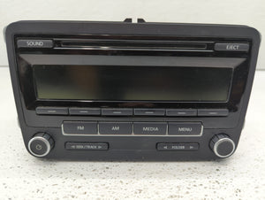 2012-2015 Volkswagen Passat Radio AM FM Cd Player Receiver Replacement P/N:1K0 035 164 F 1K0 035 188 F Fits OEM Used Auto Parts