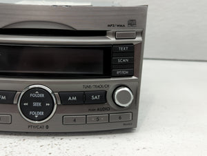 2010-2012 Subaru Legacy Radio AM FM Cd Player Receiver Replacement P/N:86201AJ65A 86201AJ64A Fits 2010 2011 2012 OEM Used Auto Parts