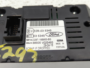 2014-2017 Ford Fiesta Information Display Screen