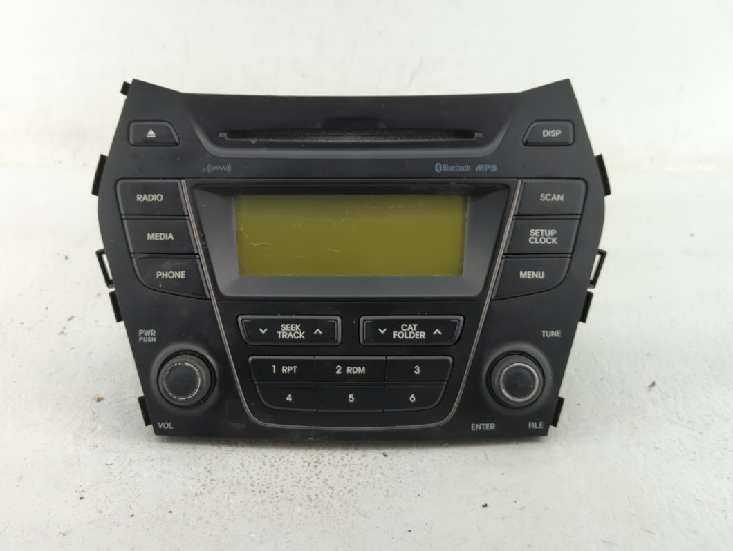 2013-2016 Hyundai Santa Fe Radio AM FM Cd Player Receiver Replacement P/N:96180B89514X 96170-B89504X Fits 2013 2014 2015 2016 OEM Used Auto Parts