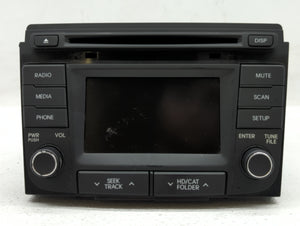 2014-2015 Hyundai Sonata Radio AM FM Cd Player Receiver Replacement P/N:96180-3Q8504X Fits 2014 2015 OEM Used Auto Parts