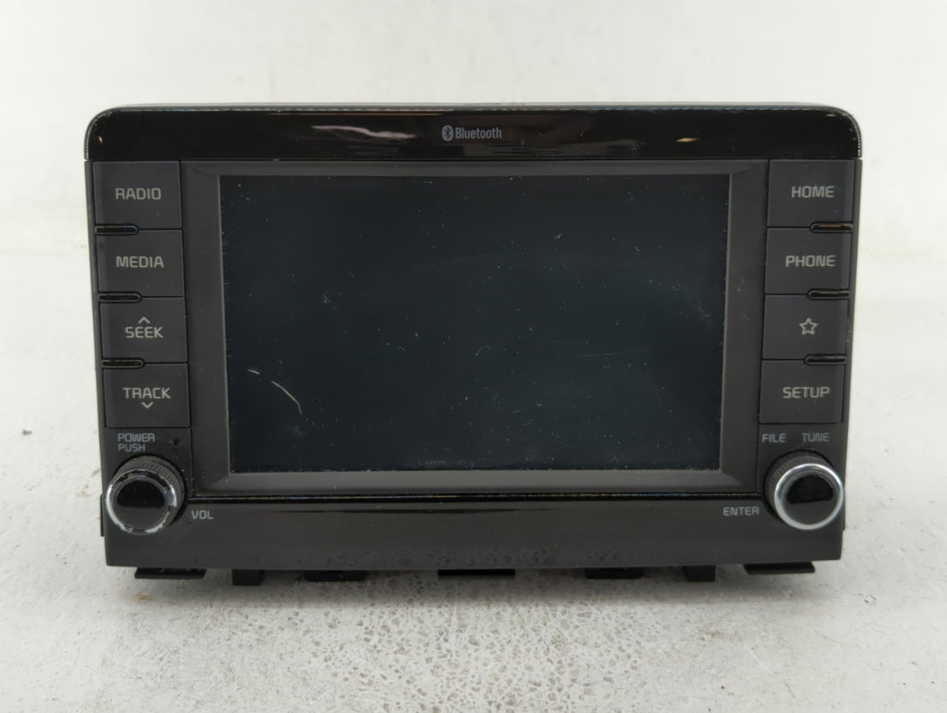 2018-2020 Kia Rio Radio AM FM Cd Player Receiver Replacement P/N:96160H9700FHV Fits 2018 2019 2020 OEM Used Auto Parts
