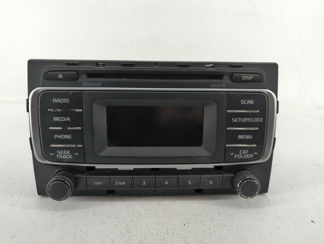 2016-2017 Kia Rio Radio AM FM Cd Player Receiver Replacement P/N:96170-1W960CA Fits 2016 2017 OEM Used Auto Parts