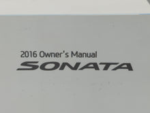 2016 Hyundai Sonata Owners Manual Book Guide OEM Used Auto Parts