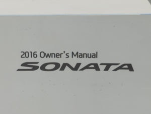 2016 Hyundai Sonata Owners Manual Book Guide OEM Used Auto Parts