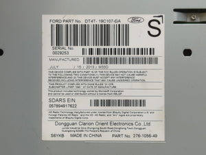 2013 Ford Edge Radio AM FM Cd Player Receiver Replacement P/N:DT4T-19C107-FA DT4T-19C107-GA Fits OEM Used Auto Parts