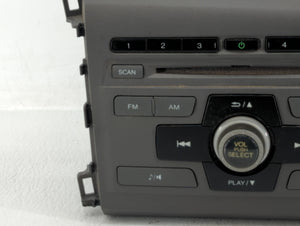 2012 Honda Civic Radio AM FM Cd Player Receiver Replacement P/N:39100-TS8-A313-M1 Fits OEM Used Auto Parts