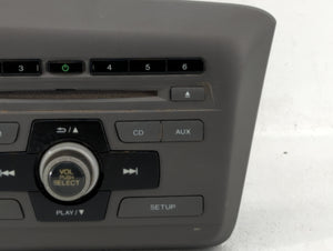 2012 Honda Civic Radio AM FM Cd Player Receiver Replacement P/N:39100-TS8-A313-M1 Fits OEM Used Auto Parts