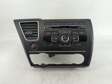 2013-2015 Honda Civic Radio AM FM Cd Player Receiver Replacement P/N:78260-TR0-A130-M1 39100-TR3-A314-M1 Fits 2013 2014 2015 OEM Used Auto Parts